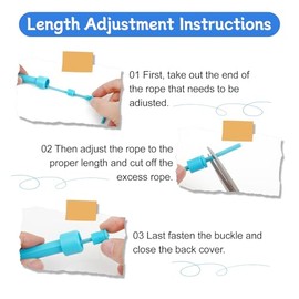 Jump Rope for Kids,5P Colorful Skipping Ropes | Kids Jumping Ropes for Fitness and Exercise,Lightweight Adjustable Jumprope for School Events and Fami