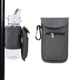 Magnetic Gym Pouch, suitable for magnetic water bottle racks for cars, bicycles, offices, and gyms, water bottle straps for men and women, essential for running, hiking,and Gym