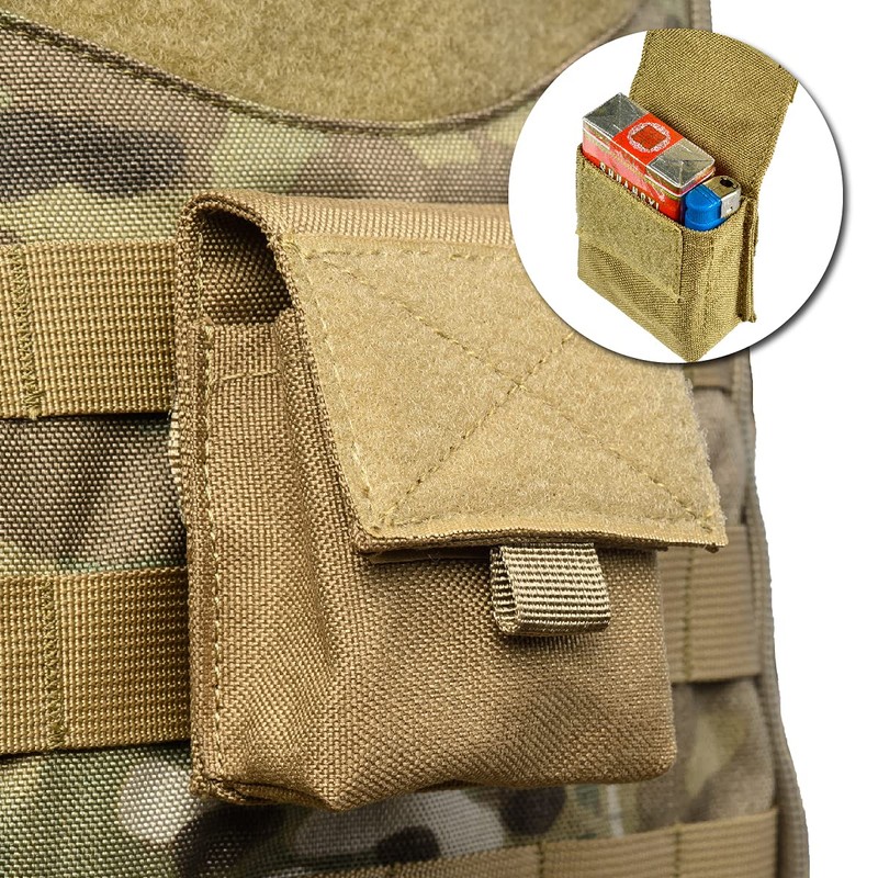 Azarxis Molle Pouch, EDC Pouch, Mini Small Tool Holder, Utility