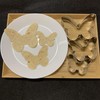 UKoosien Schmetterling AusstecherSet-3 Stück-10cm 8 cm 6cm-Spülmaschinenfeste Fondant Schmetterling Ausstechformen