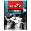 Venco Droptoppers Salmiak & Mint I Black & White Hard Mint Licorice Blend I 225g 7.93 ounce
