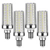 Lxcom Lighting 16W E12 LED Corn Bulbs Candelabra LED Bulb(4