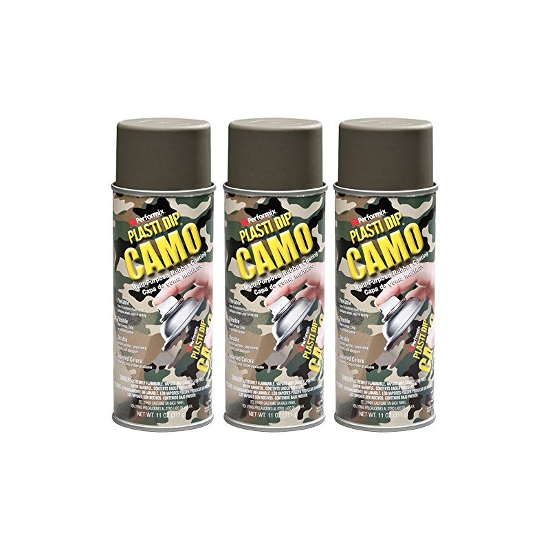 Plasti Dip Flat/Matte Camo Green Multi-Purpose Rubber Coating 11 oz
