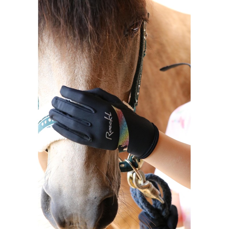 Roeckl Sports Capriole Kids&Youngst Summer Riding Gloves Blue 5