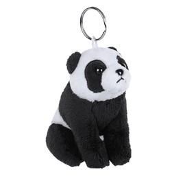 Wild Republic Clips Panda Plush Toy 8 cm Cuddly Toy Stuffing Made from Spun Recycled Water Bottles