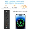 CCCEI Recessed Power Strip with 45 W USB C Port,