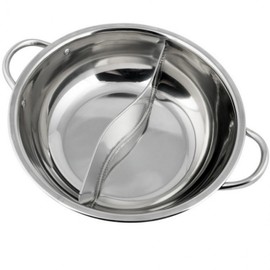 Induction Divided Hot Pot (Lid Not Included) Divided 28cm
