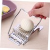 FUNOMOCYA Stainless Steel Egg Slicer 2 Pcs Egg Cutter for