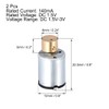 sourcing map Micro Mini Vibration Motors Strong Power DC 1.5V-3V
