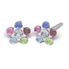 Sensitive by Studex, flower stud earrings, 5 mm, polished surgical