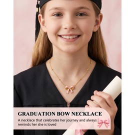 PINKDODO 5th Grade Graduation Decorations Gifts for Girls Primary Elementary School Graduation Necklace Grad 2026