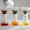 HARIO CDB-3012-W Tea Dripper Bouquet Server Set, For 1 to