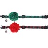 Lamphyface 2 Pack Christmas Cat Collar Adjustable Bell Breakaway with