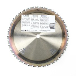 HOJR 6-1/2" to 12" TCT, 10" 40-Tooth Circular Saw Blade, TCG Tooth Profile, for Laminate, Melamine, 5/8" Arbor, Special Anti-Thermal Adhesion Coating on Cutting Edge -TA, HDF 10" 40T TA