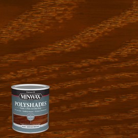 Minwax PolyShades Wood Stain + Polyurethane Finish – Quart, American Chestnut, Gloss