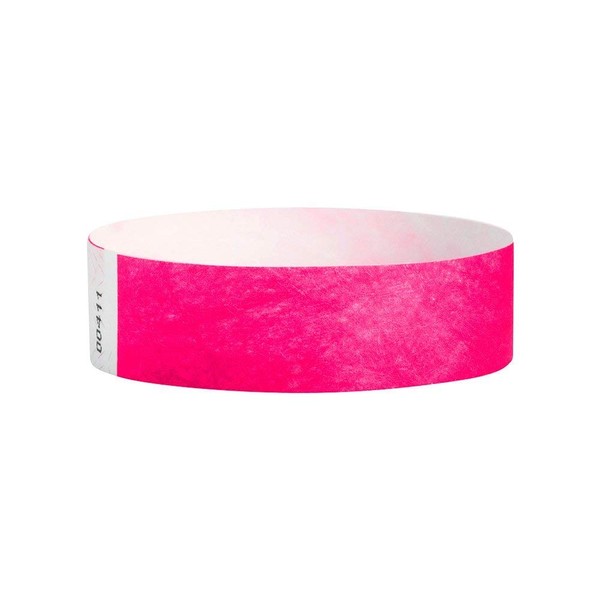 3/4" Tyvek Solid Color Wristbands - Pack of 100 -