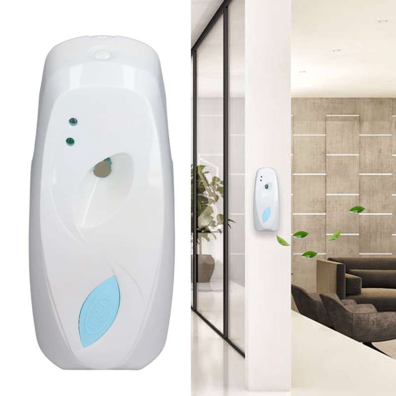 Automatischer Duftzerstäuber mit Zeitgesteuerter Lichtwahrnehmung, Wandmontierter Duftspender Zuhause, Badezimmer, Toilette,