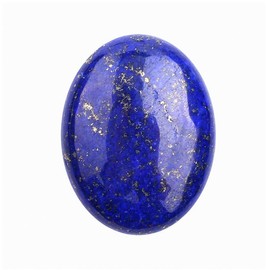 Lapislazuli-Palmstein, Lapislazuli-Palmsteine, Bedenksteine, ovaler Naturstein, Lapislazuli-Naturstein, Lapislazuli-Edelstein, ovaler Lapislazuli-Stein (Lapislazuli, 70-80 Gramm)
