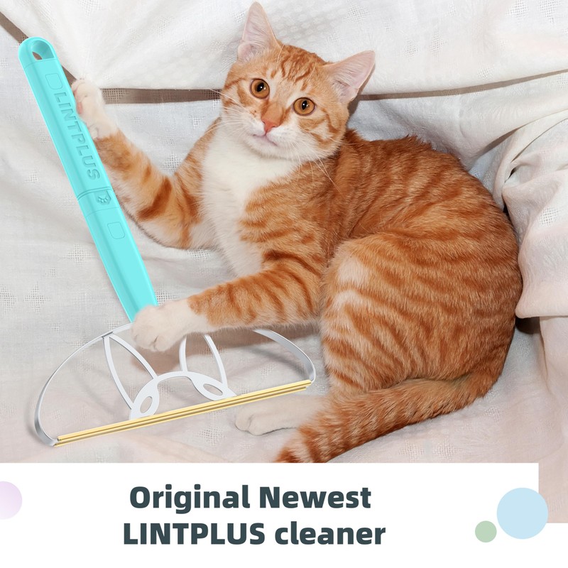 MAX LINTPLUS Pet Hair Remover – 2X Larger Cleaning Head,