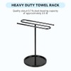 Upgraded S-Shape Hand Towel Stand for Bathroom - 14" Lightweight
