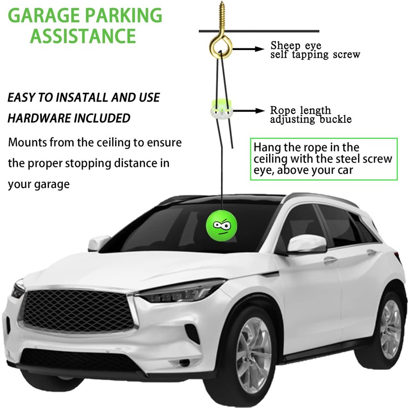 YAARHEJ Double Garage Parking Aid-Parking Ball Guide System, Parking Assistant
