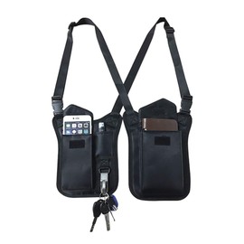 YWYHHM Hidden Underarm Shoulder Bag, Anti-Theft Hidden Packing Bag, Multipurpose Shoulder/Armpit Bag, Tactical Halter Bag for Outdoor Travel, black