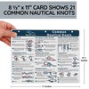 Deluxe Nautical Knot Tying Kit - 6" Boat Cleat, Jute