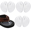 3 Pairs Transparent Silicone Thong Sandal Self-Adhesive Forefoot Cushion with