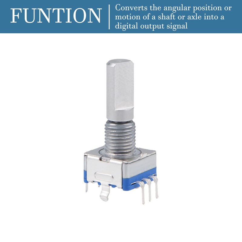 QUARKZMAN EC11 Encoder Code Switch Potentiometer 360 Degree Rotation for