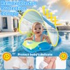 Baby Pool Float with Canopy: Baby Floaties for Infants 6-48