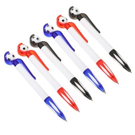 Operitacx 6pcs Football Shaper Soccer Ballpoint Pen Handwriting Pens Students Stationery Drawing Pens Writing Stationery Pens for Students Retractable Pen Office Supplies Students Pens Abs