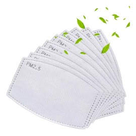 NBDIB 100 Piezas De Papel De Filtro Pm2.5 De Carbón Activado, 5 Ca