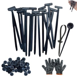 Nylon Universal Cable Tie Buckle,Heavy Duty Self-Locking Zip Ties Holder Clip, Multipurpose for Automotive Repair, DIY Projects & Daily Use, Secure Fastening for Wires, Cables,Car Organizing (50pcs)