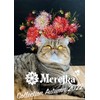 Merejka K-219 Dahlias Counted Cross Stitch Kit, Cotton, Multi-Colour, 30