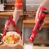 3-in-1 Hot Plate Gripper Tongs,Multi-Angle Hot Plate Gripper, Silicone Non-slip