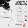 Solid Nail Glue Gel for False Nail Tips,2PCS 15g Super