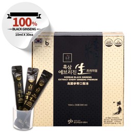 GeumHeuk GeumHeuk Korean Black Ginseng Extract EveryGin (10mL X 30 Pouch) - Premium Quality Ginseng. Boost Immunity and Promote Enhance Immunity, Mental Performance, Stamina, Energy Health