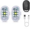 KEWAYO 2-Piece Wireless LED Strobe Light, Drone, Strobe Light, 7