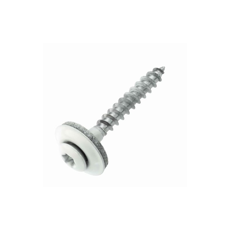 Plumbing Screws Stainless Steel A2 with EPDM Sealing Washer 15