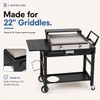 Grill Cart for Blackstone 22 Inch Griddle, 31" Tall Foldable