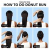 FANDAMEI Hair Bun Maker Set- 8 PCS Hair Donuts for