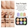 Holzsammlung 6 Colours Concealer Concealer Camouflage Palette with 11 Pieces