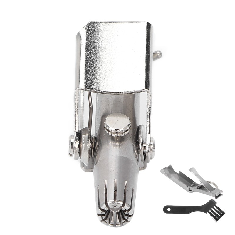 Nose Hair Trimmer Set Stainless Steel Nail Clipper Clean Brush