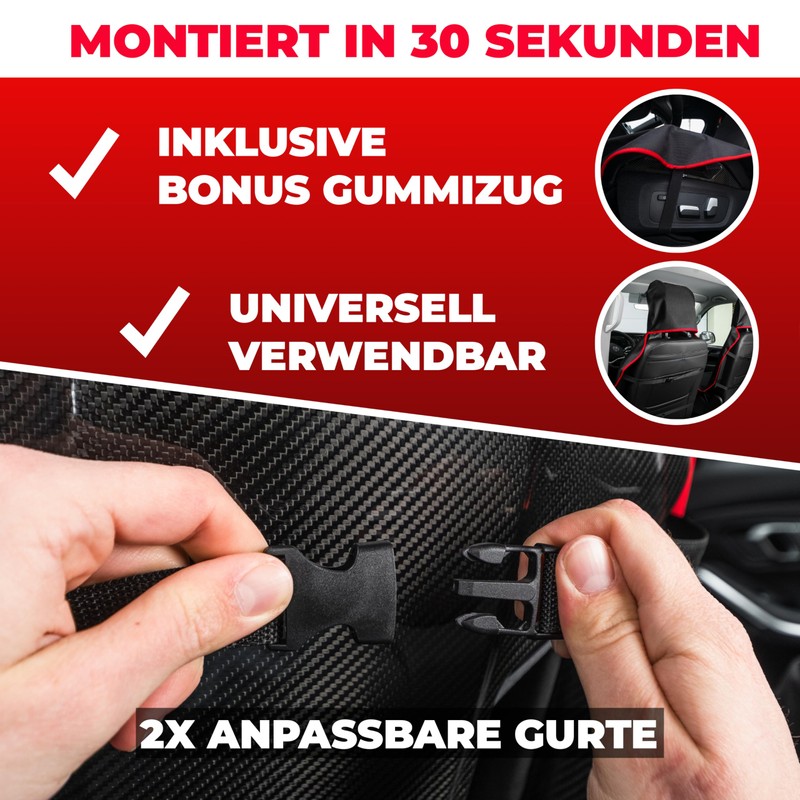 Pro2Protect Pro2Protect (2X Test SEHR GUT) Autositzschoner Vordersitze | WASSERDICHT