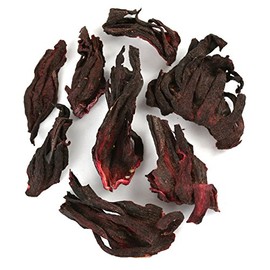 Organic Hibiscus Flowers Premium Loose Leaf Herbal Tea - Chiswick Tea Co - 50g