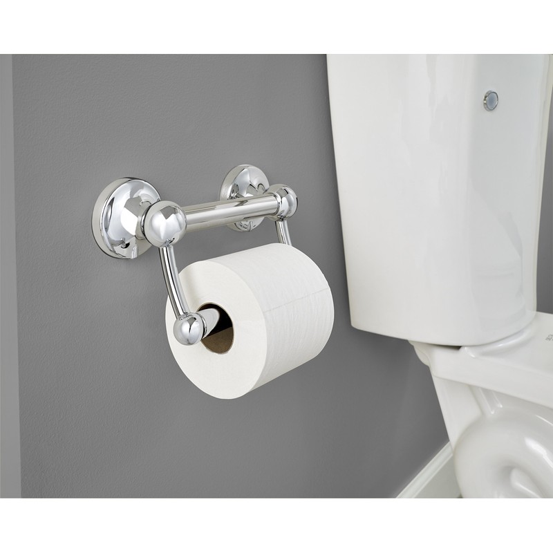 Delta Traditional (1-Pack) Toilet Paper Holder w/Assist Bar ADA Compliant
