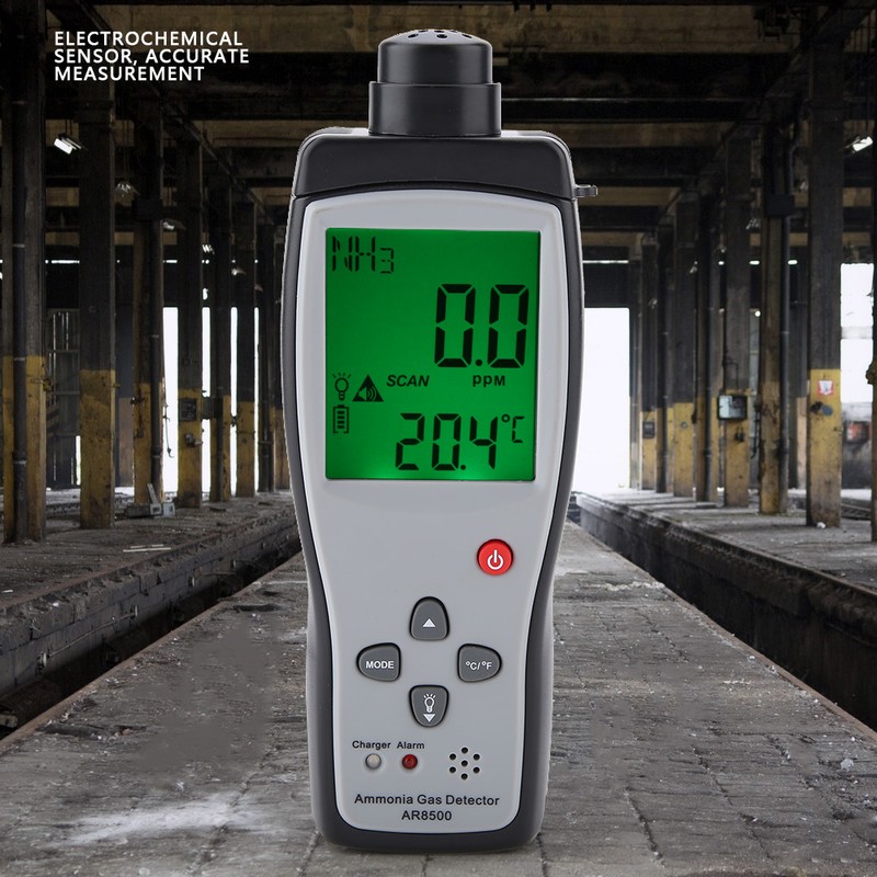 SMART SENSOR AR8500 Ammonia Gas Detector Handheld Digital LCD NH3
