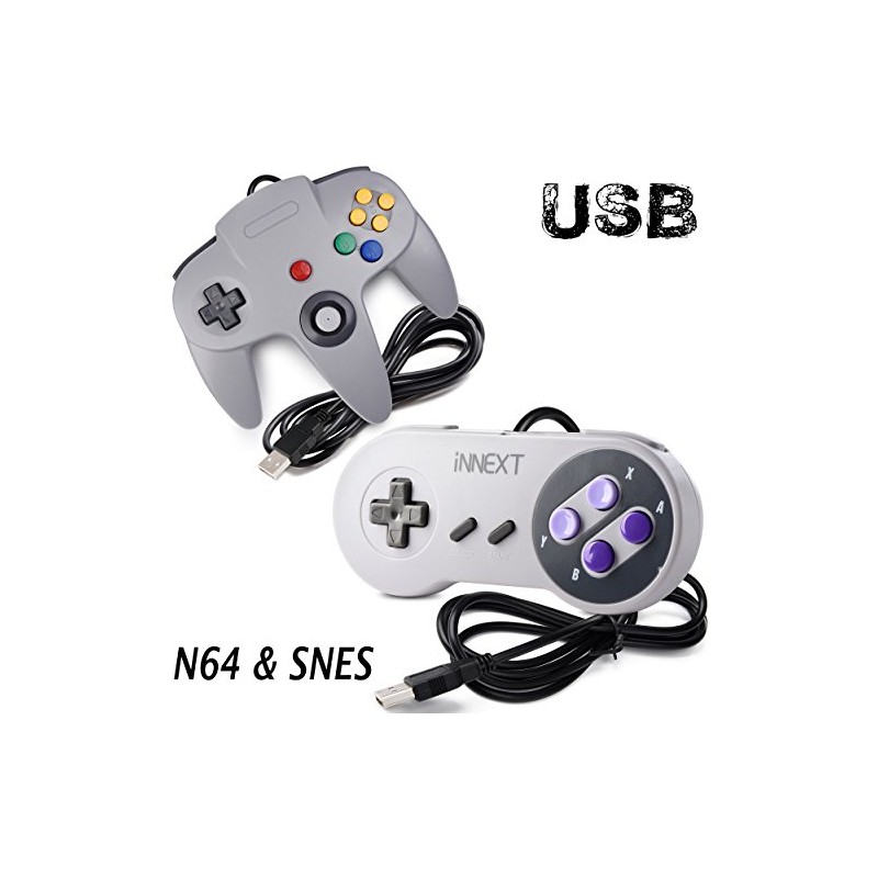 iNNEXT 2 Pack USB Super Classic Controller Game pad, USB