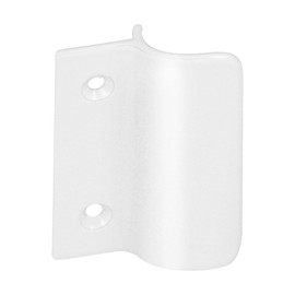 Aluminium Balcony Door Handle / Patio Door Handle with Stop - White RAL 9016