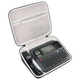 Khanka Hard Storage Case Replacement for Brother P-Touch Label Maker PTD600 Labeler/PT- D610BT Business Professional Connected Label Maker, Case Only (Inside White)